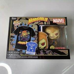 Funko Pop & Tee Marvel Hobgoblin Glow in the Dark Size XL T-Shirt New Sealed